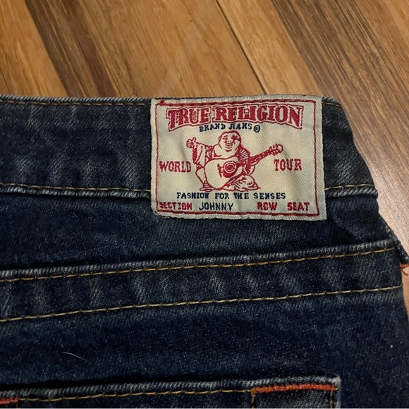 True Religion Johnny Dark Wash sz 25 - Picture 7 of 9